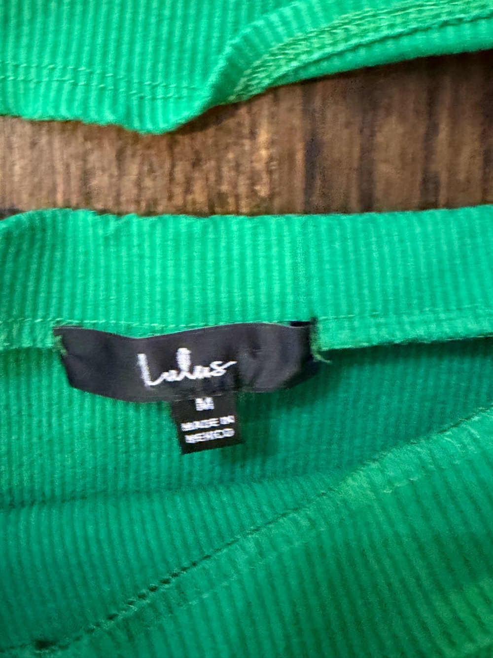 Lulu's Bright Green Ribbed Two-Piece Set For Life Green Bodycon dress - medium - Picture 7 of 10